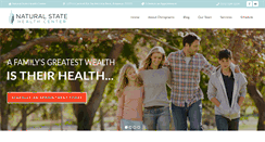 Desktop Screenshot of naturalstatehealthcenter.com