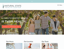 Tablet Screenshot of naturalstatehealthcenter.com